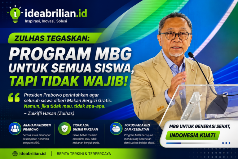 Program MBG Tetap Dibuka untuk Semua Siswa, Zulhas Tegaskan Tidak Ada Unsur Paksaan