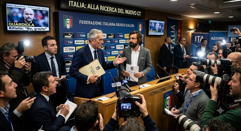 Ditolak Guardiola dan Ancelotti, FIGC Kini Mengarah ke Andrea Pirlo: Misi Besar Mengembalikan Kejayaan Italia