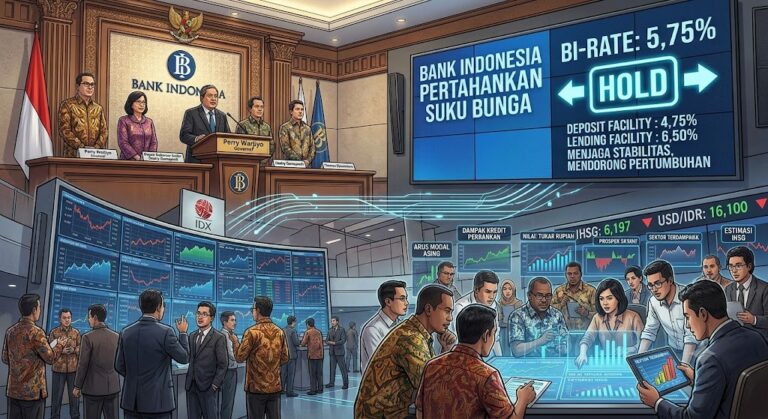Bank Sentral Pertahankan Suku Bunga, Pelaku Pasar Cermati Dampaknya terhadap Ekonomi Nasional
