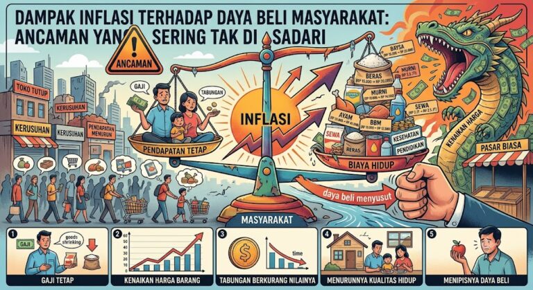 Dampak Inflasi terhadap Daya Beli Masyarakat: Ancaman yang Sering Tak Disadari