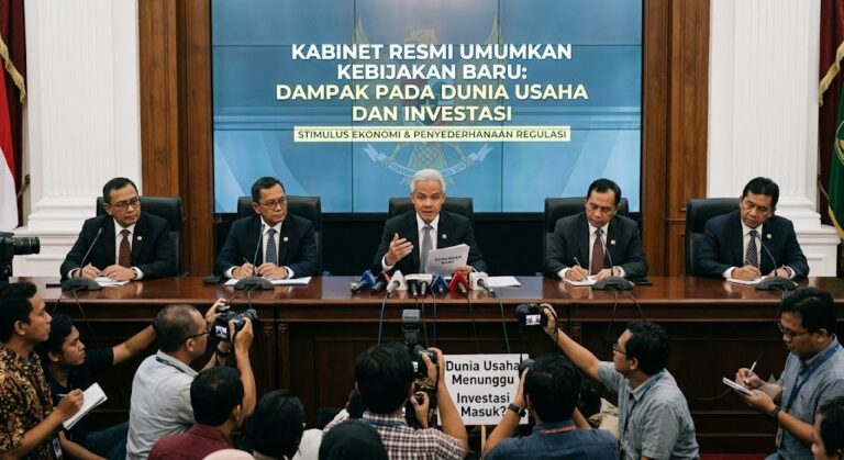 Kabinet Resmi Umumkan Kebijakan Baru yang Berdampak pada Dunia Usaha dan Investasi