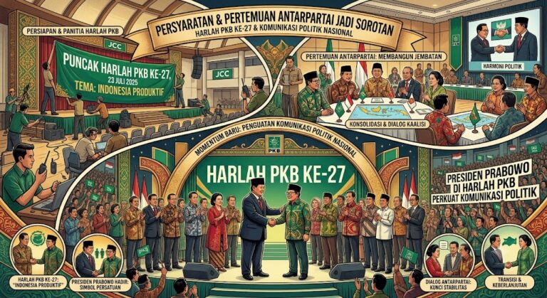 Sejumlah Persiapan dan Pertemuan Antarpartai Jadi Sorotan, Rencana Kehadiran Presiden Prabowo di Harlah PKB Dinilai Perkuat Komunikasi Politik
