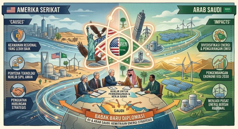 Amerika Serikat Dikabarkan Siapkan Pengumuman Kerja Sama Nuklir dengan Arab Saudi, Babak Baru Diplomasi Timur Tengah