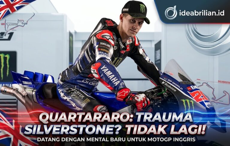 Masih Trauma di Silverstone? Fabio Quartararo Justru Datang dengan Mental Baru untuk MotoGP Inggris