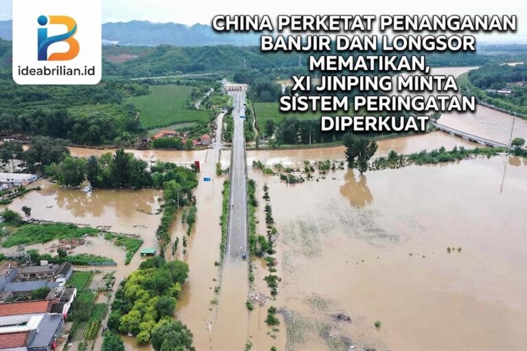 China Perketat Penanganan Banjir dan Longsor Mematikan, Xi Jinping Minta Sistem Peringatan Diperkuat