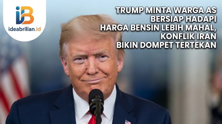 Trump Minta Warga AS Bersiap Hadapi Harga Bensin Lebih Mahal, Konflik Iran Bikin Dompet Tertekan
